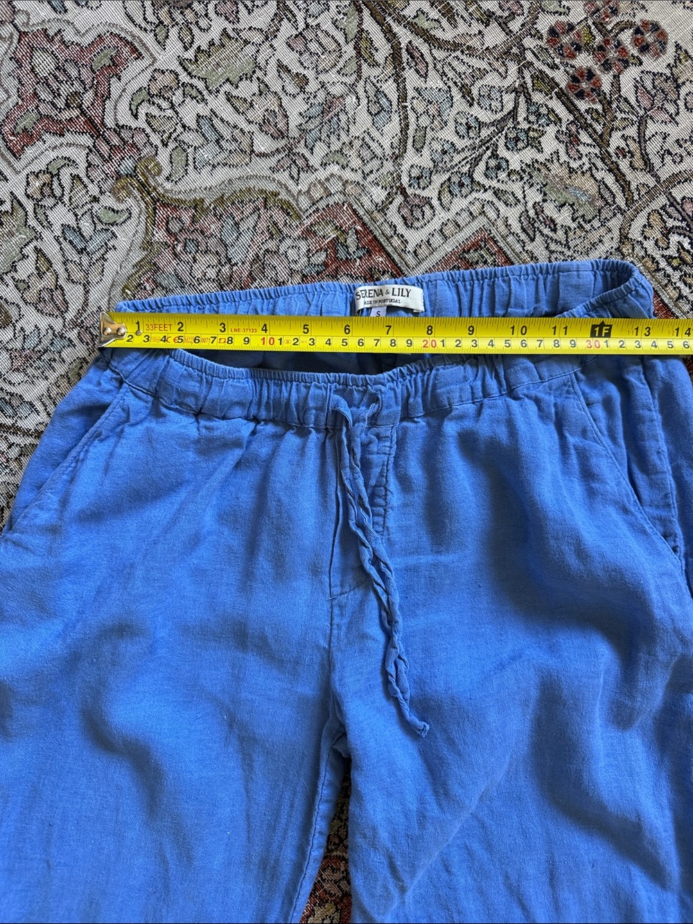 Serena and lily women’s linen blue pajamas small - Picture 10 of 10